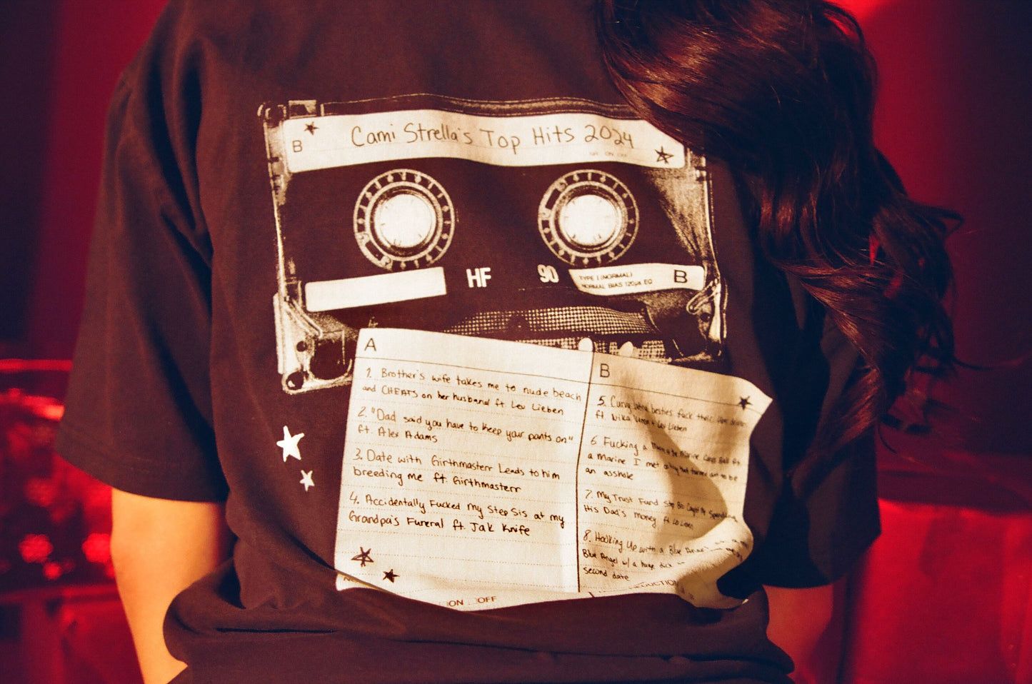 Limited Edition Top Hits of 2024 Oversized Tee - Faded Black